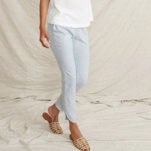 Marine Layer Allison Pant in Blue/White Stripe